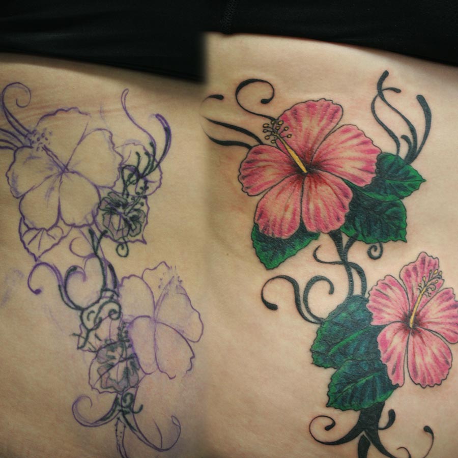 Hibiscus Cover Up